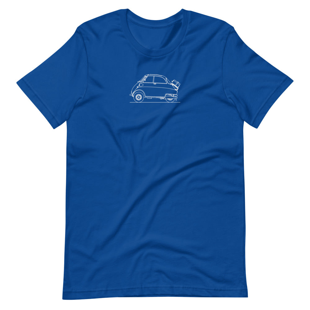 BMW Isetta T-shirt True Royal - Artlines Design