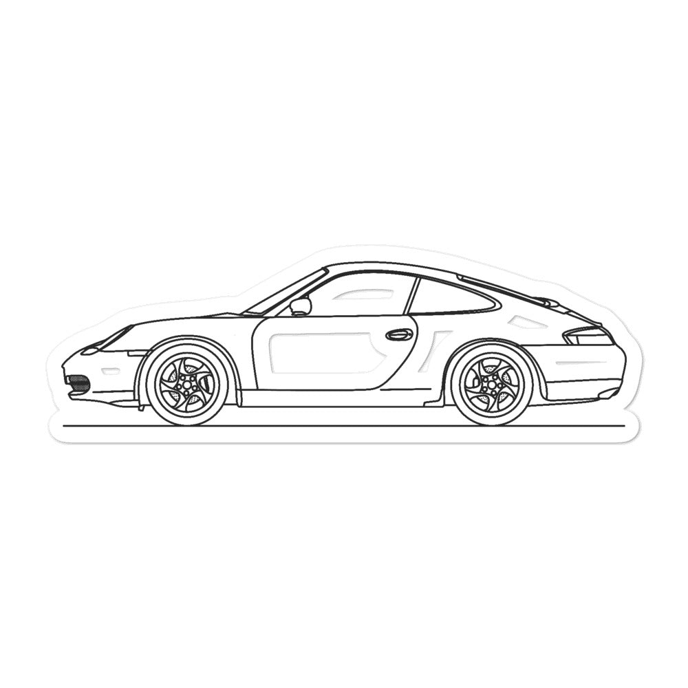 Porsche 911 996 Sticker