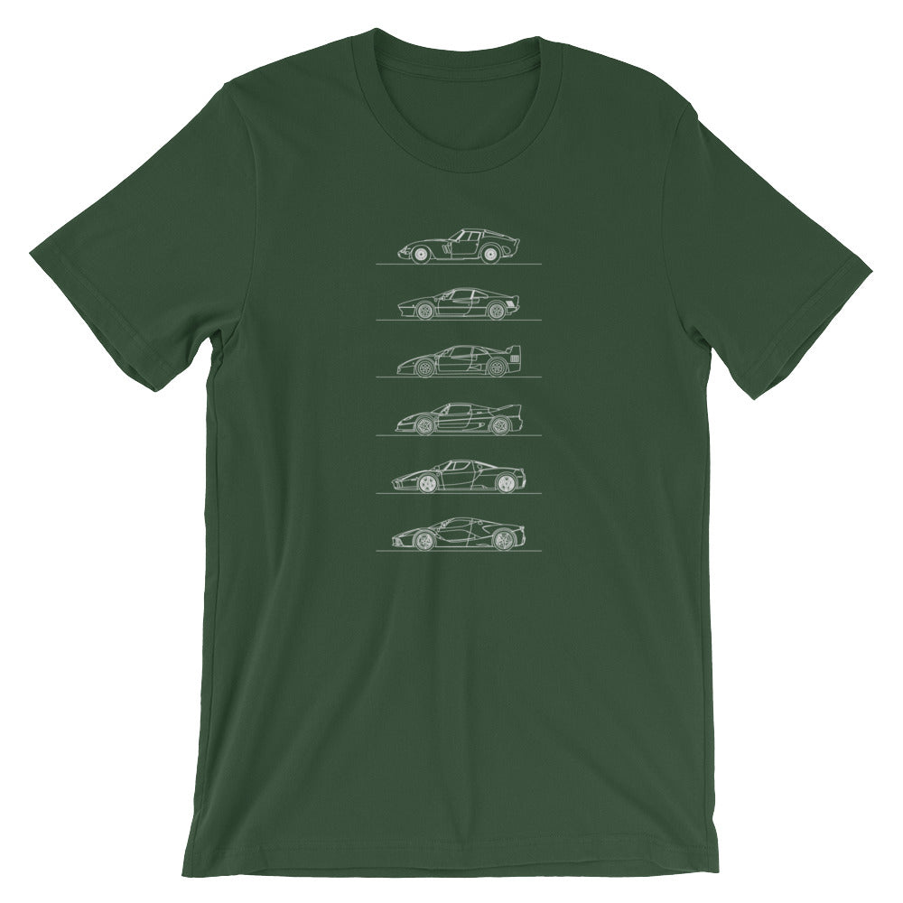 Ferrari 250 GTO LaFerrari t-shirt design