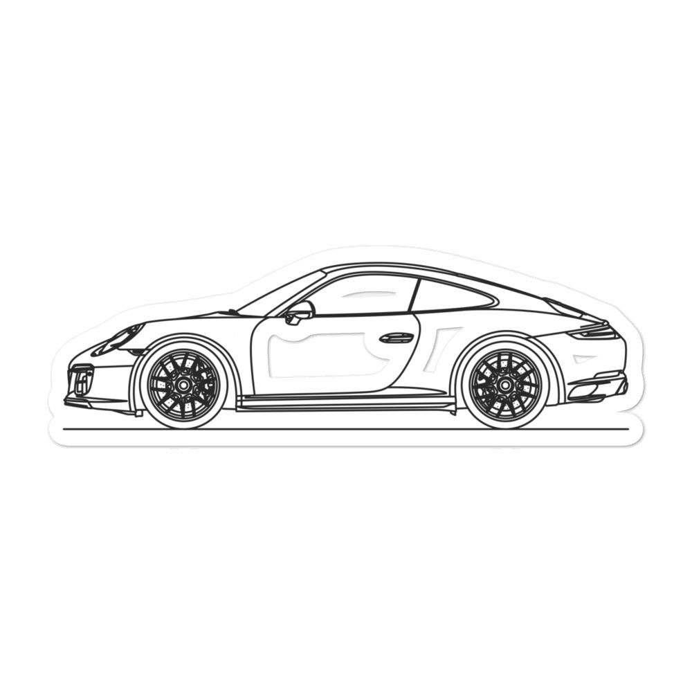 Porsche 911 991.2 GTS Sticker - Artlines Design