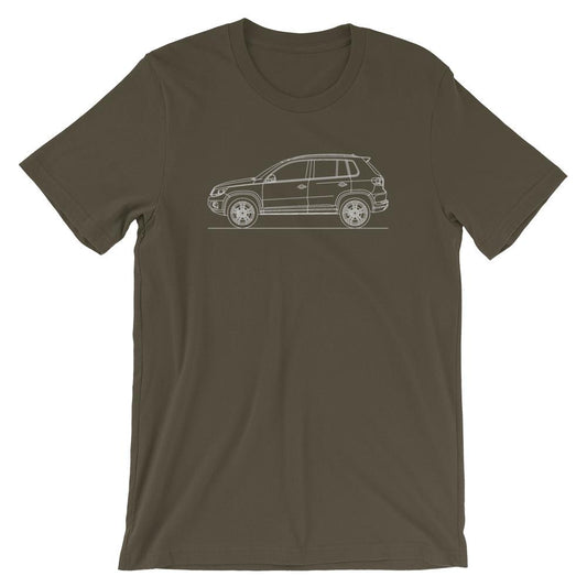 T-shirt featuring Volkswagen Tiguan R-Line silhouette