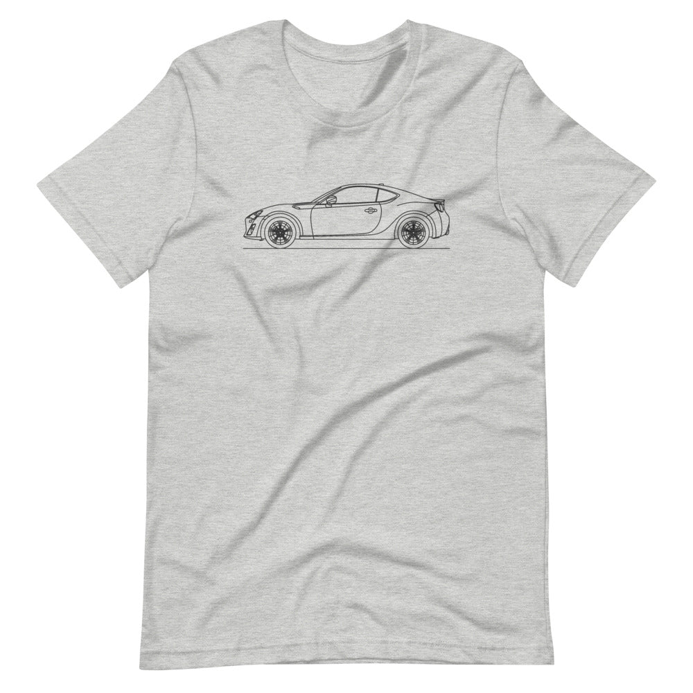 Subaru BRZ t-shirt displayed on a mannequin