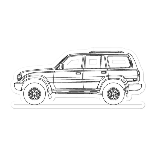 Toyota Land Cruiser J80 Sticker