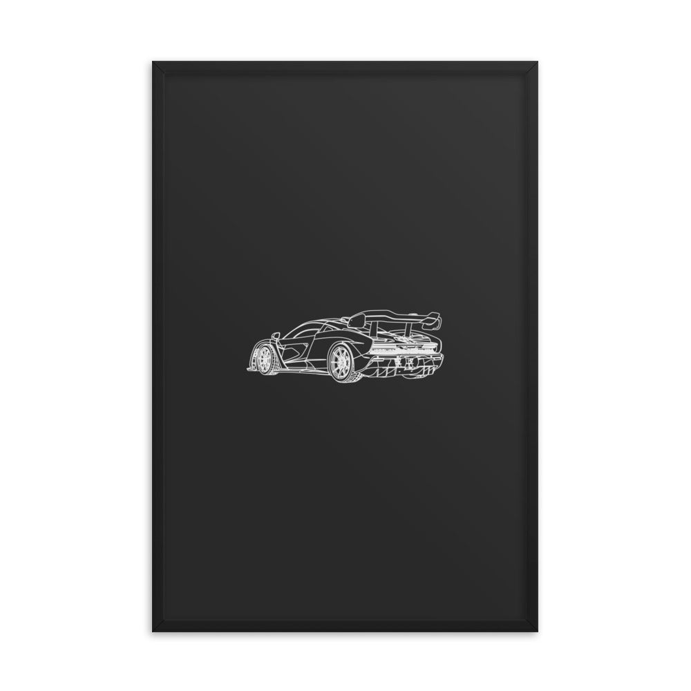 24x36 poster featuring a vibrant floral design