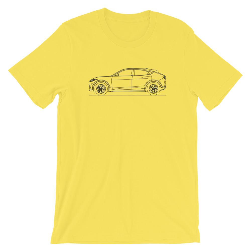 Ford Mustang Mach-E t-shirt design display