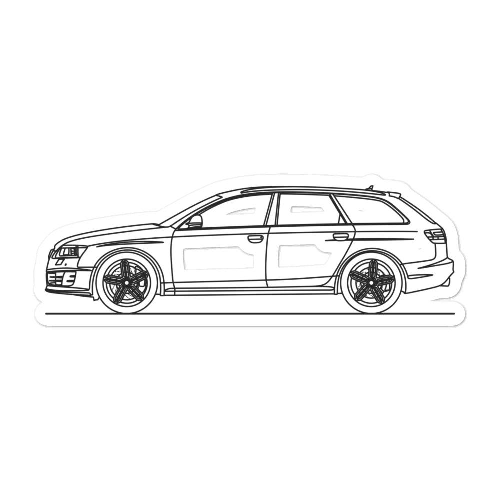 Audi C6 RS6 Avant Sticker - Artlines Design
