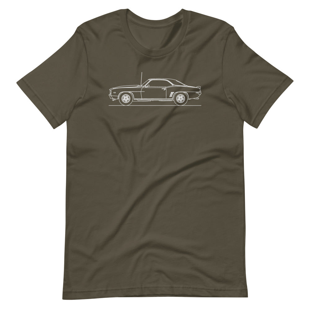 Chevrolet Camaro Z28 1st Gen T-shirt Army - Artlines Design
