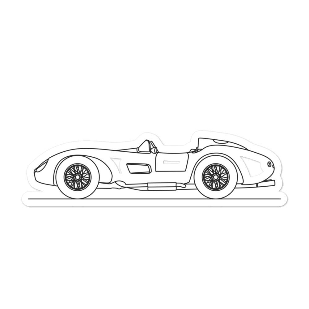 Ferrari 625 Outline sticker on a surface