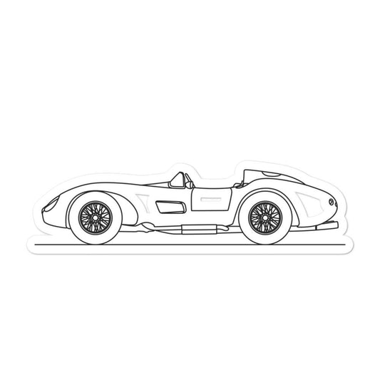 Ferrari 625 Outline sticker on a surface