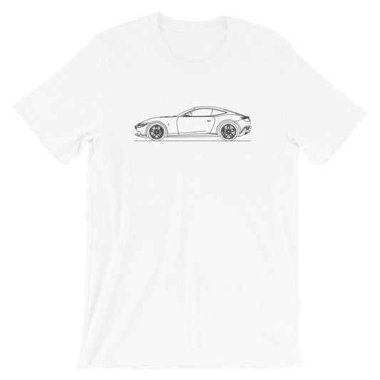 ferrari roma t-shirt in vibrant red design