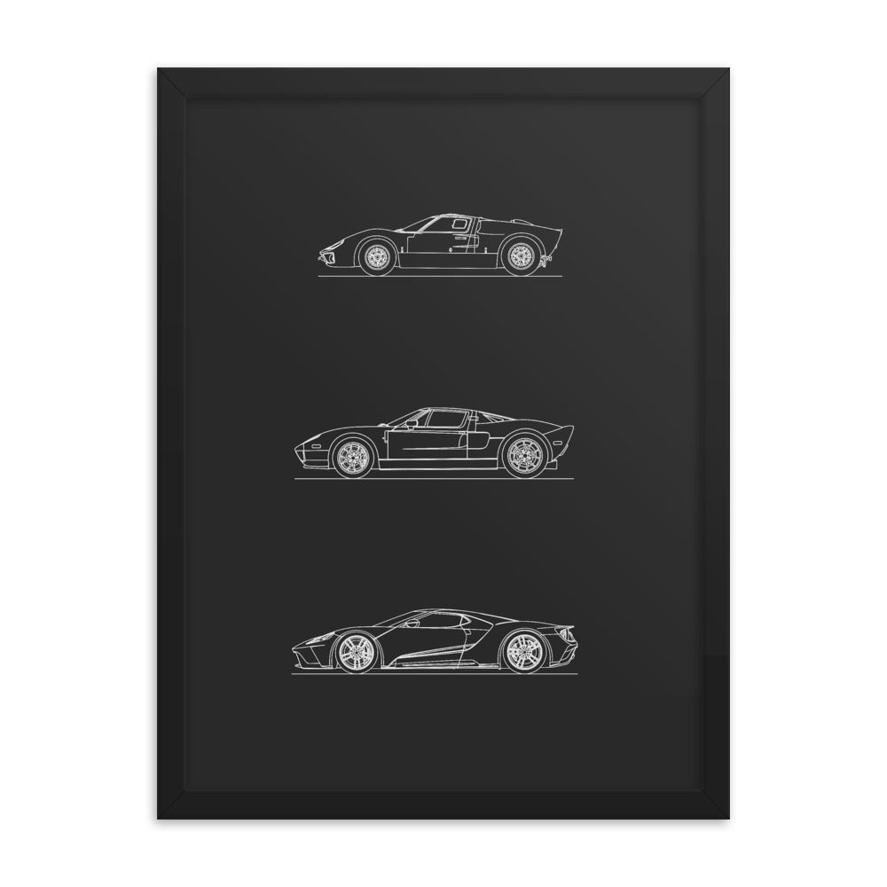 Ford GT Evolution Poster