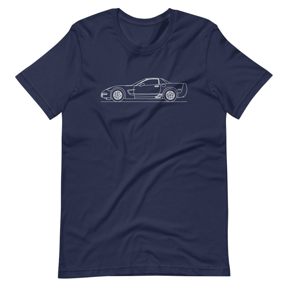 Chevrolet Corvette C5 Z06 T-shirt Navy - Artlines Design