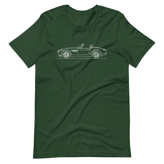 BMW E52 Z8 T-shirt Forest - Artlines Design