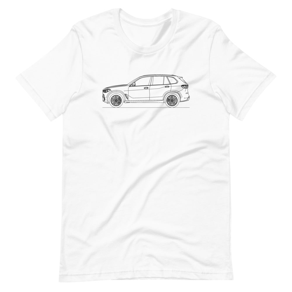 BMW G05 X5 T-shirt White - Artlines Design