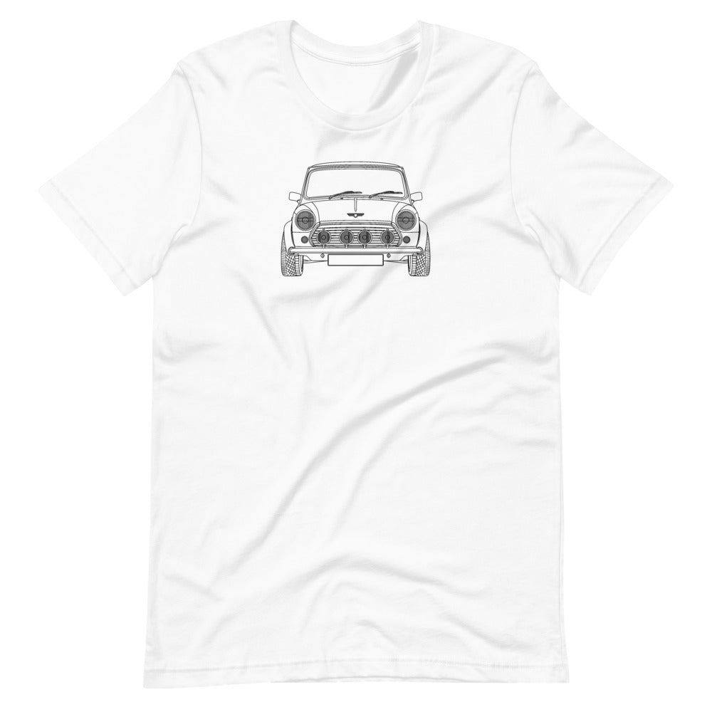 Mini MK1 front t-shirt in vibrant color