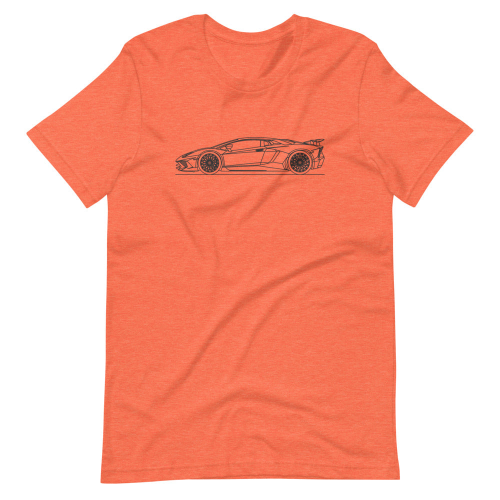 lamborghini aventador sv t-shirt design