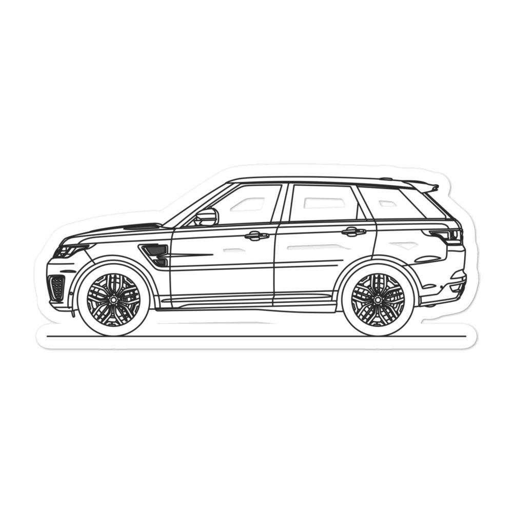 Land Rover Range Rover Sport SVR Sticker - Artlines Design
