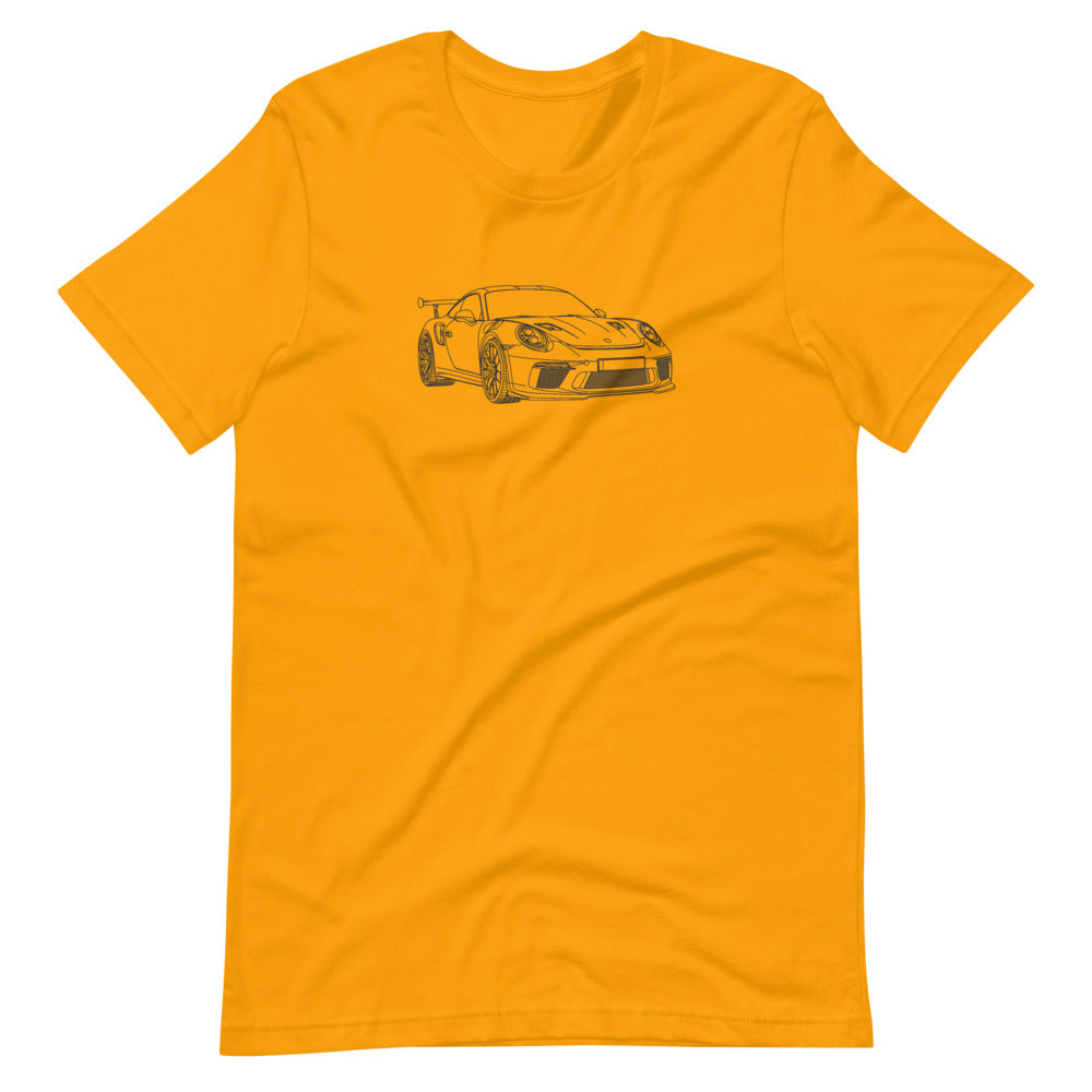 Porsche 911 991.2 GT3 RS FTQ T-shirt Gold