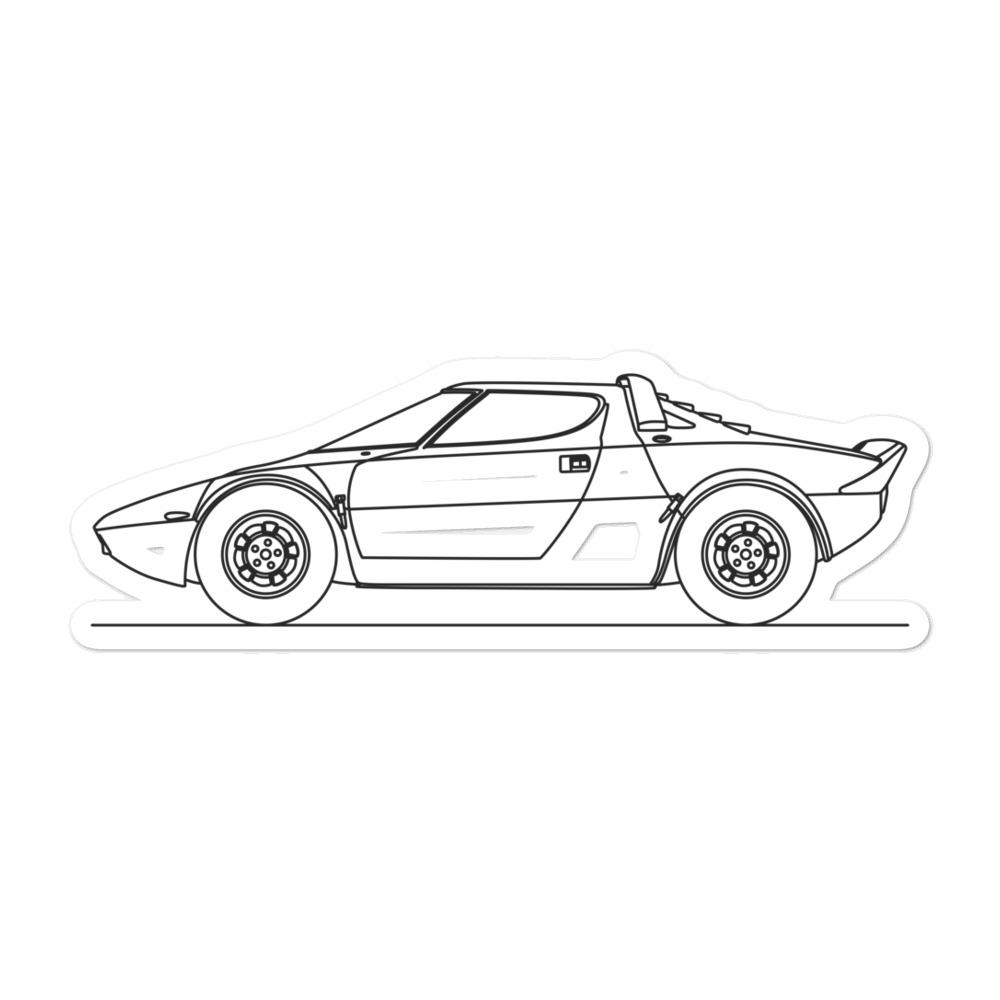 Lancia Stratos Sticker - Artlines Design