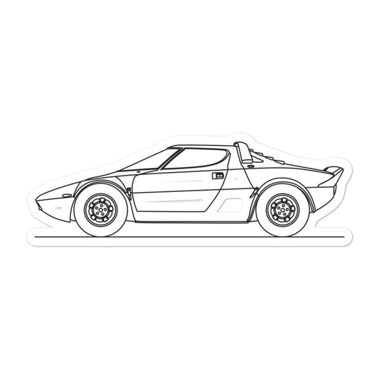Lancia Stratos Sticker - Artlines Design