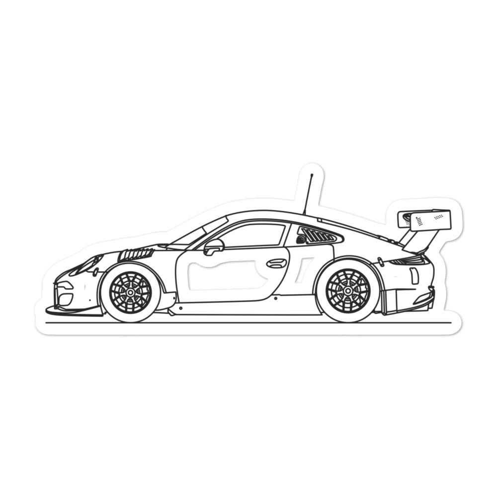 Porsche 911 991.1 FIA GT3 Sticker - Artlines Design