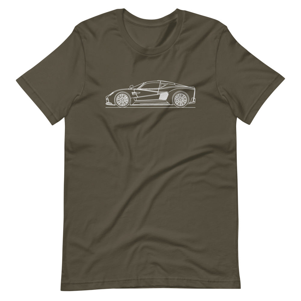 Mazzanti Evantra t-shirt displayed on white background