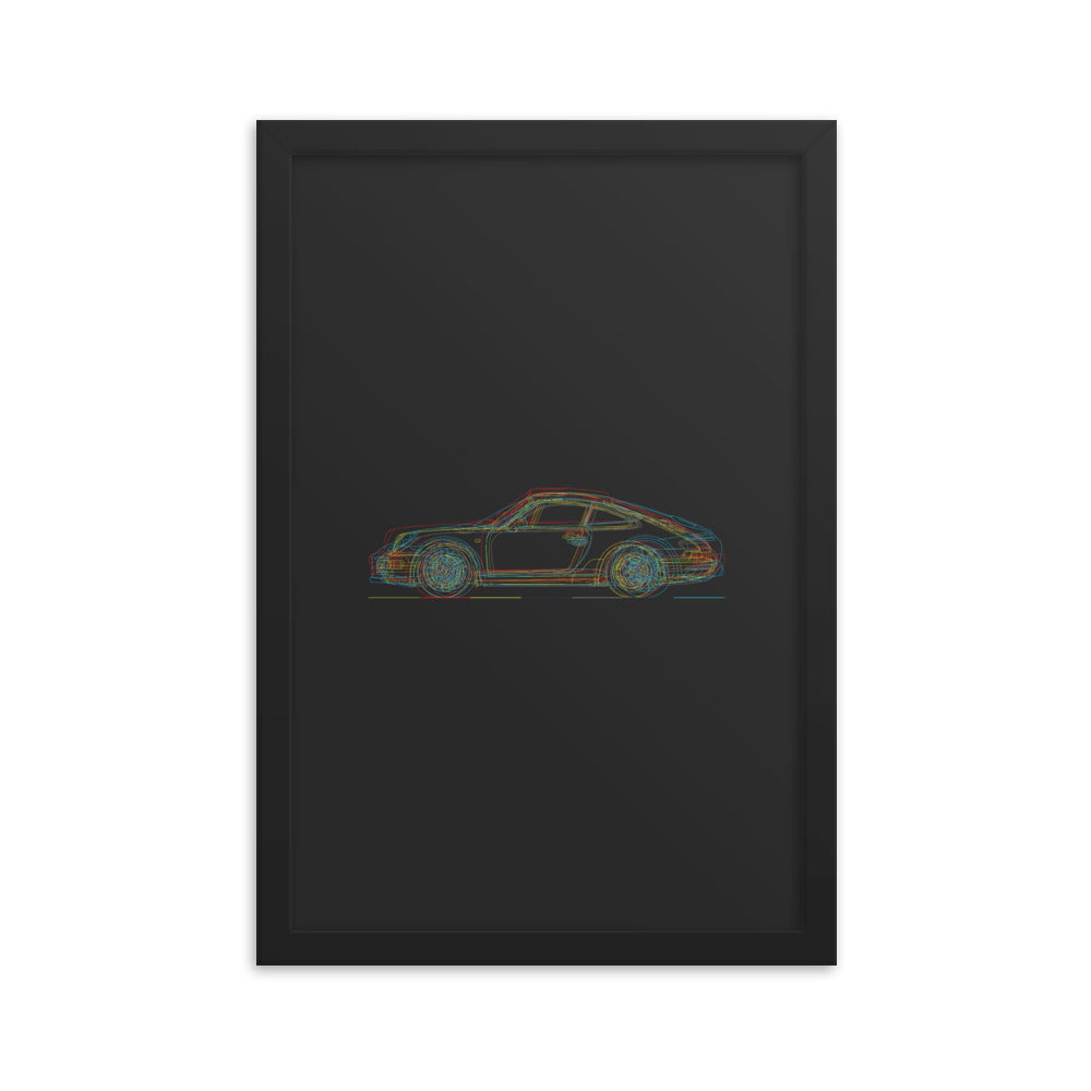 Porsche 911 Singular Evolution Poster