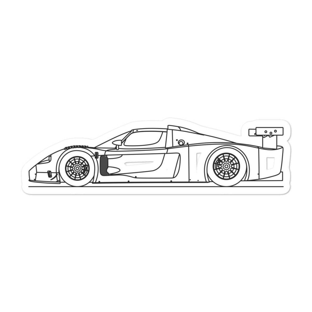 Maserati MC12 Corsa Outline sticker on display