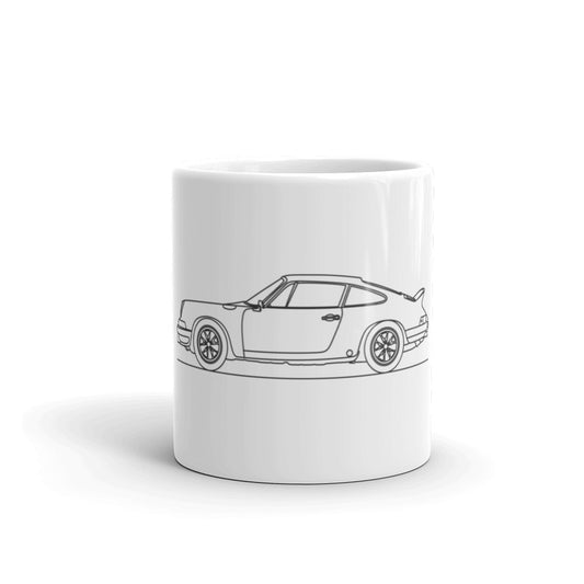 Porsche 911 Carrera RS 2.7 Outline Mug design