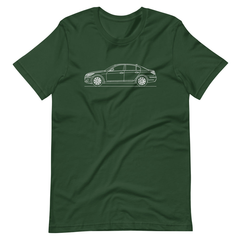Hyundai Genesis BH t-shirt on display