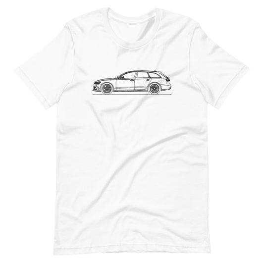 Audi C7 RS6 Avant silhouette t-shirt design