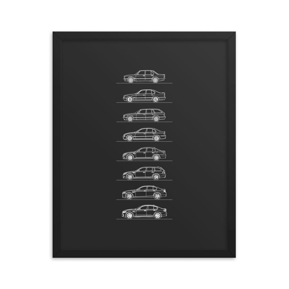 BMW M5 Evolution Poster