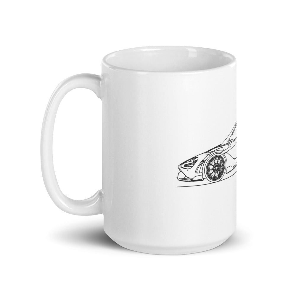 McLaren 765LT mug on a table surface