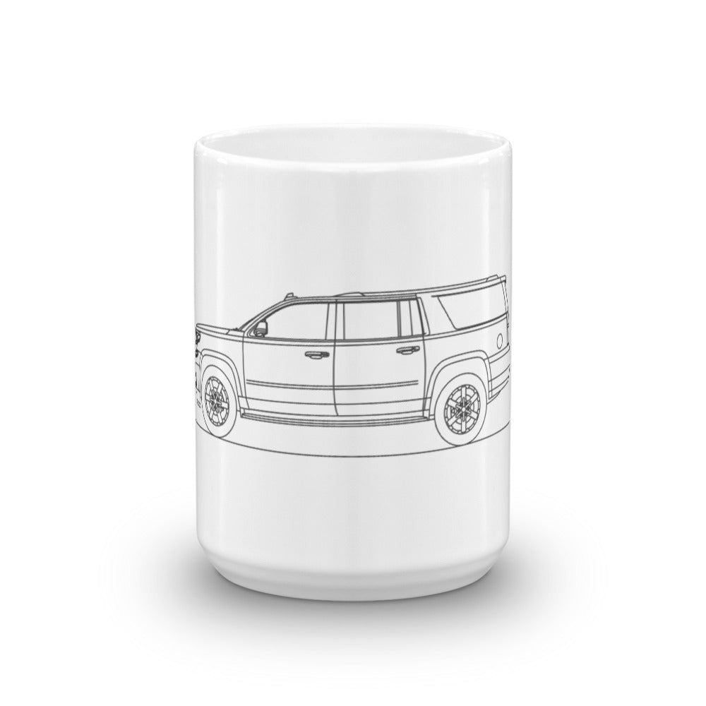 Chevrolet Suburban K2XX mug on a table