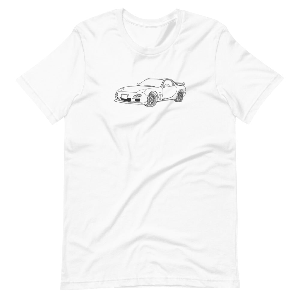mazda rx-7 fd ftq t-shirt design