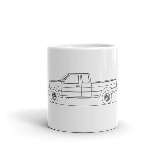 Ford Ranger III Silhouette ceramic coffee mug