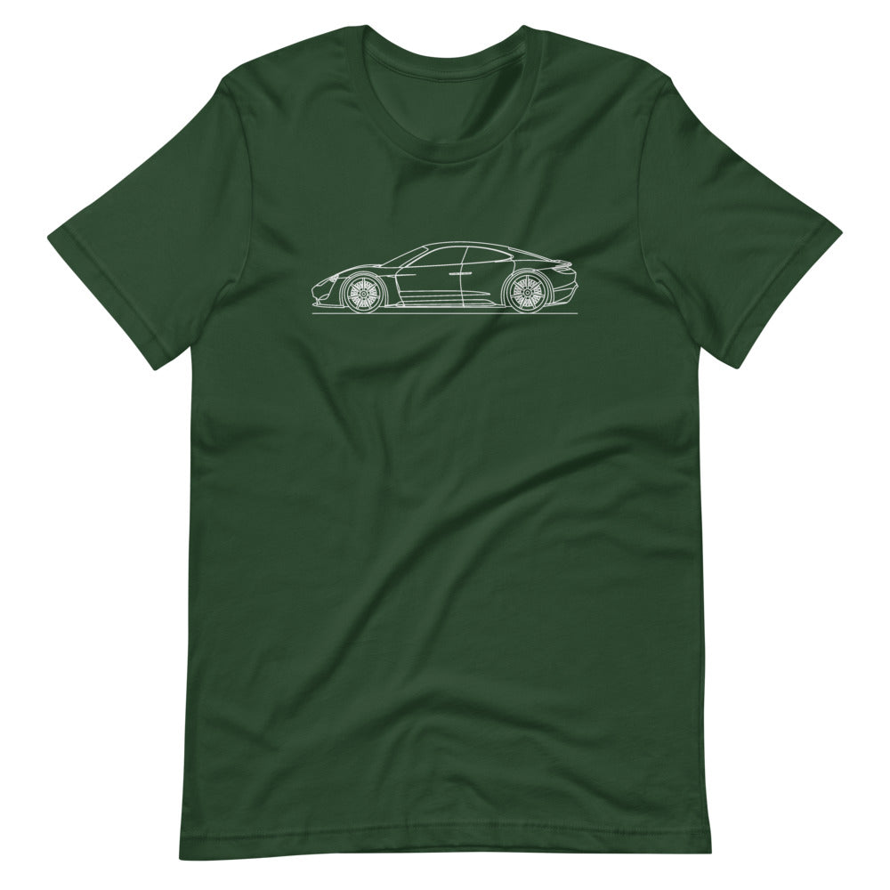 Porsche Mission E T-shirt Forest - Artlines Design