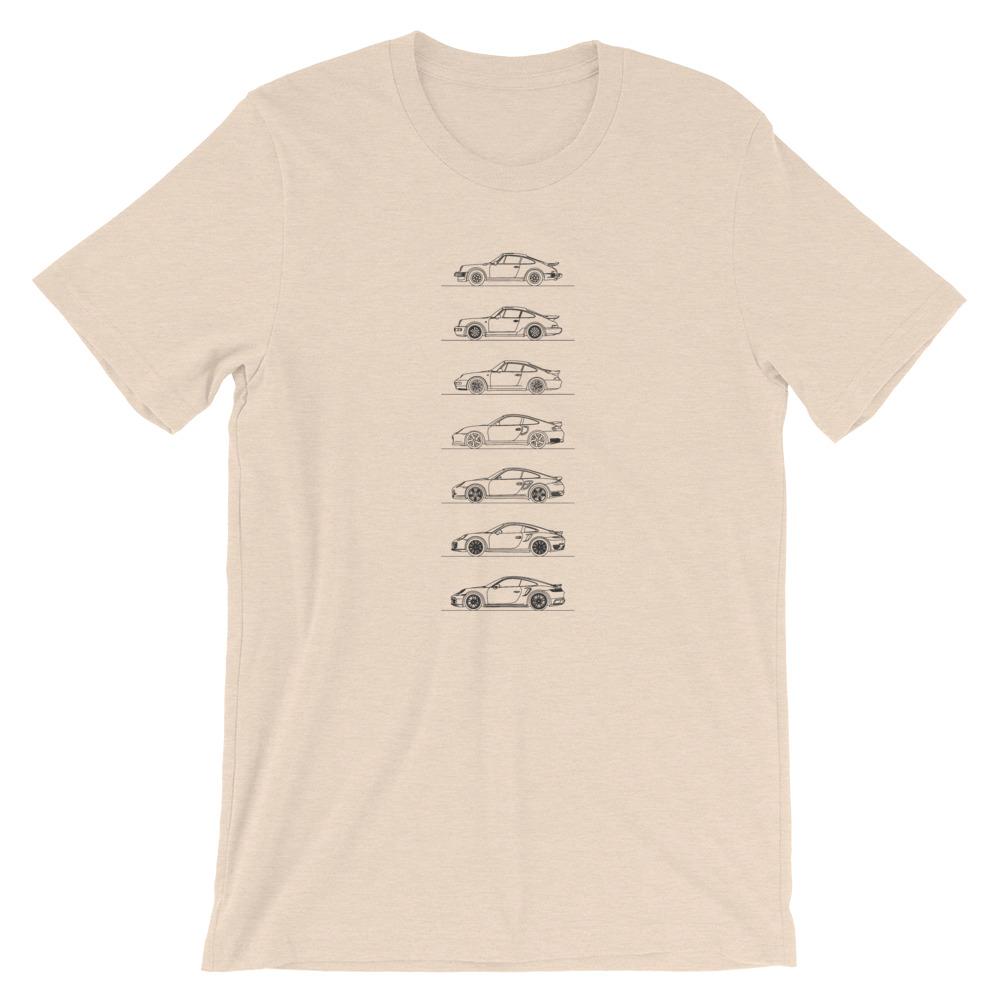 Porsche 911 Turbo Evolution T-shirt design.