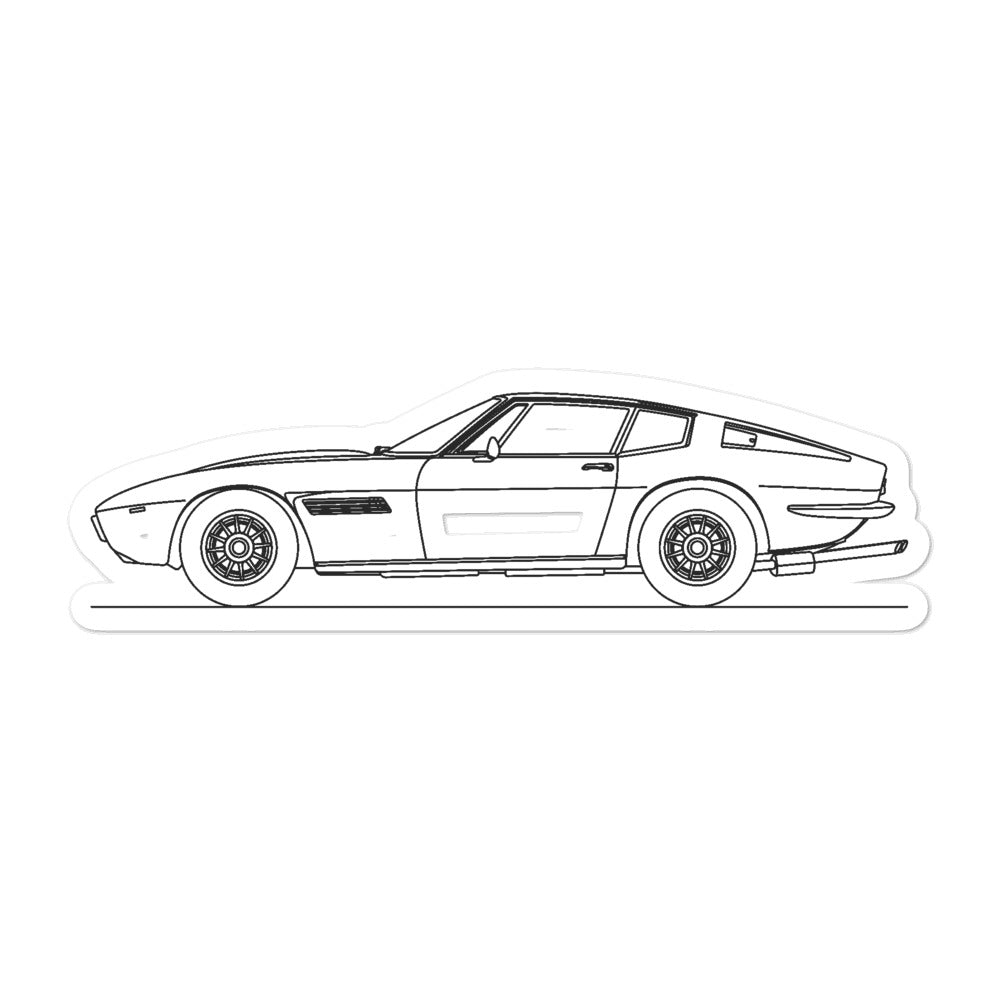 Maserati Ghibli AM115 Sticker