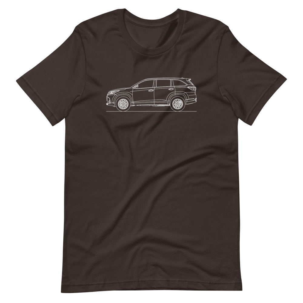 Toyota Highlander XU50 t-shirt design showcase