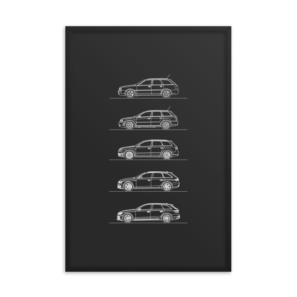 Audi RS4 Avant Evolution Poster