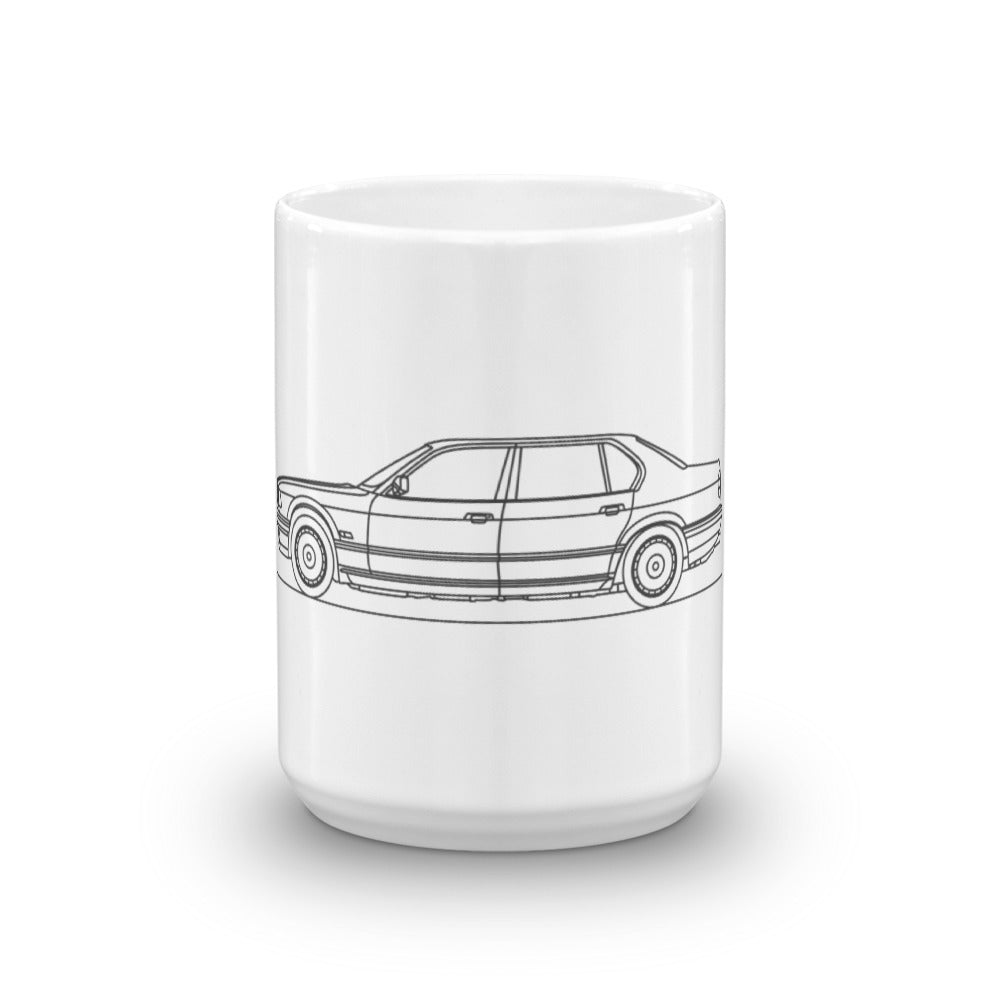 BMW E32 750il mug with sleek design