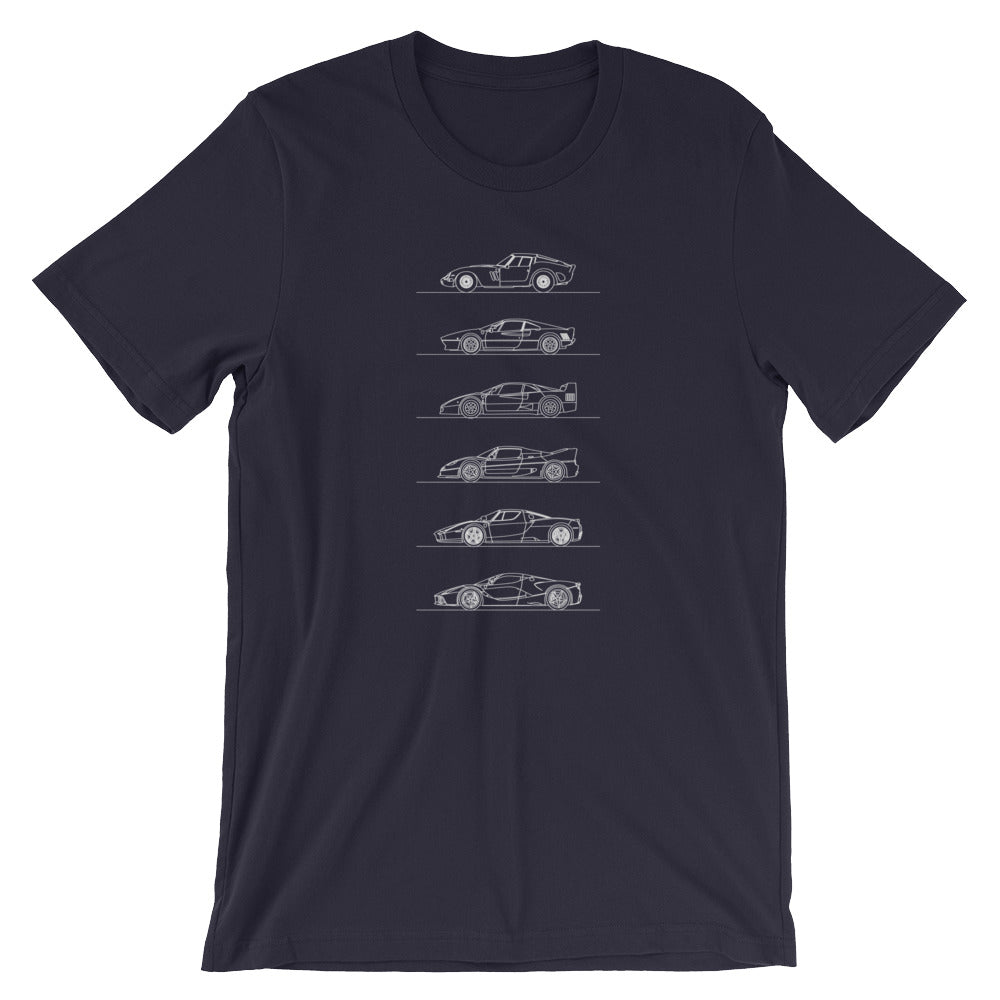 Ferrari 250 GTO LaFerrari t-shirt design