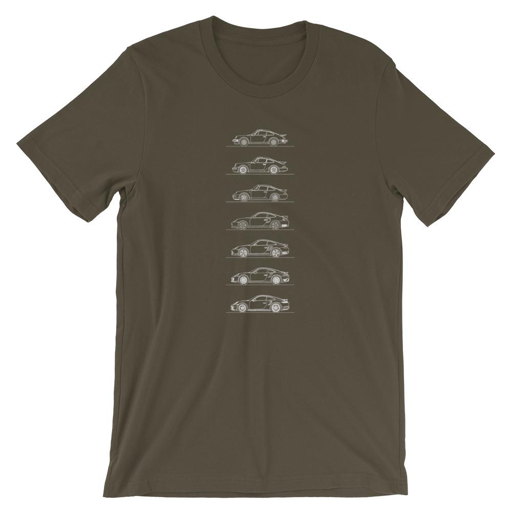 porsche 911 turbo evolution t-shirt design