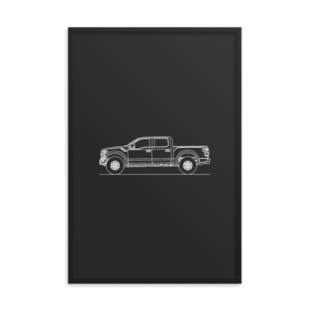 Ford F-150 Raptor P552 Poster – Artlines Design