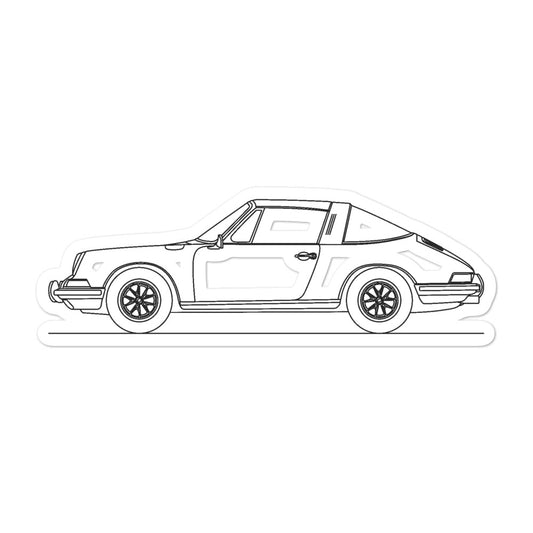 Porsche 911 Targa Sticker