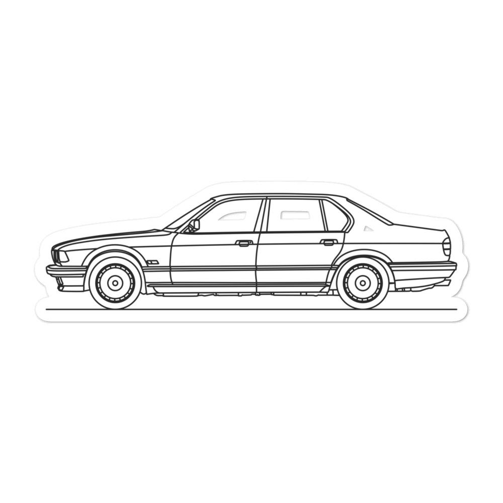 BMW E32 750iL Sticker - Artlines Design