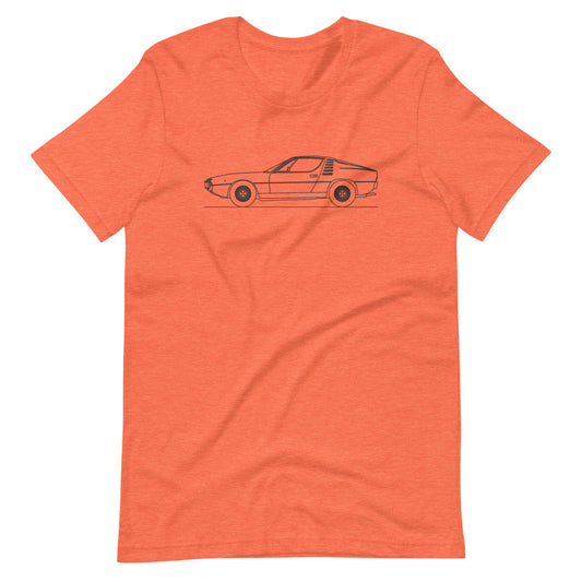 Alfa Romeo Montreal Heather Orange T-shirt - Artlines Design