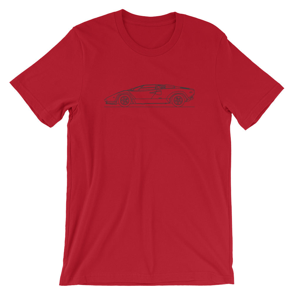 Lamborghini Countach t-shirt in black design