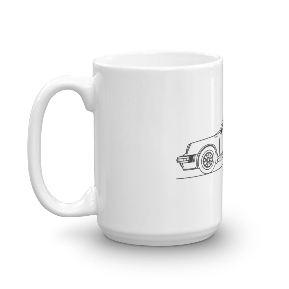 Porsche 911 930 Speedster mug on display